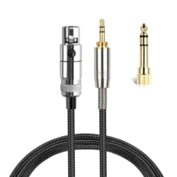 Flexibel 1/8 tum till XLR3Pin kabel med 6,35 mm adapter för K240 MKII/K141/K171