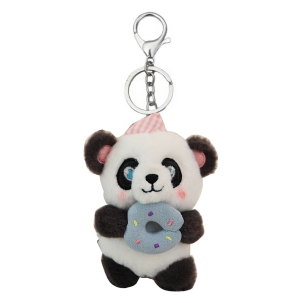 Söt Panda Nyckelring Panda Nyckelring Panda Nyckelhållare Plysch Nyckelring För Ryggsäck Väska Nyckelring Fylld Nyckelring Väska hänge null - S8