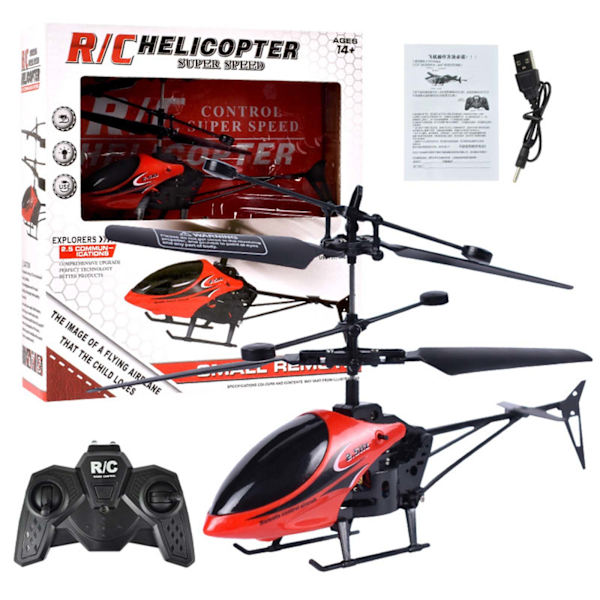 2,4 Ghz 2-kanavainen metalliseos mini RC-helikopteri LED-valolla lapsille aikuisten sisäkäyttöön tarkoitettu RC-helikopteri Paras lahja pojille tytöille
