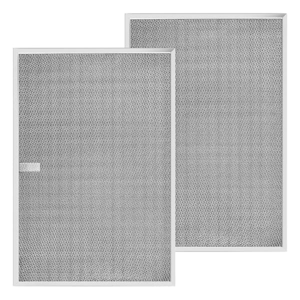 Ventilatorfilter Kjøkkenabsorberfilter Metalltekstur for ulike modeller