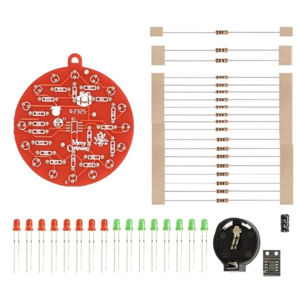 LED julgransdekorationskit med blinkande lampor DIY LED blinkande hängsmycke för festlig stuginredning null - A