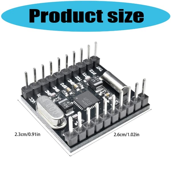 MCU-22 TDC-GP22 Elektronisk Byggeklods Tids Digital Konverter Interface