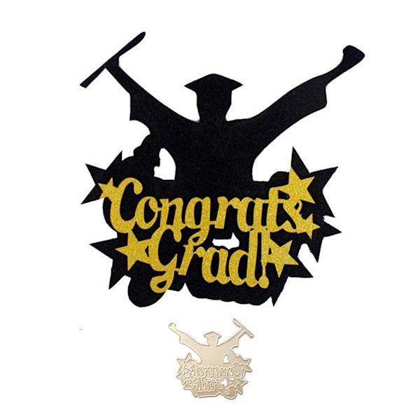Metallskärningsform för examen, Scrapbooking Stencil Die Cuts Card Embossing DIY 3383