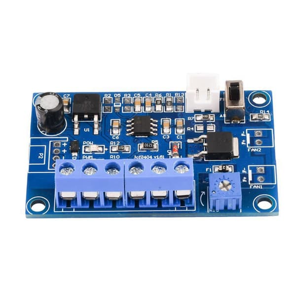 Automatisk PWM-viftehastighetskontroller med sensorisk 12V 24V for motor