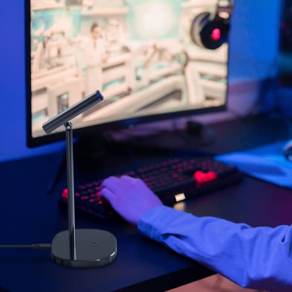 Solid Konstruksjon Datamaskinmikrofon for Opptak, Diktering, Gaming