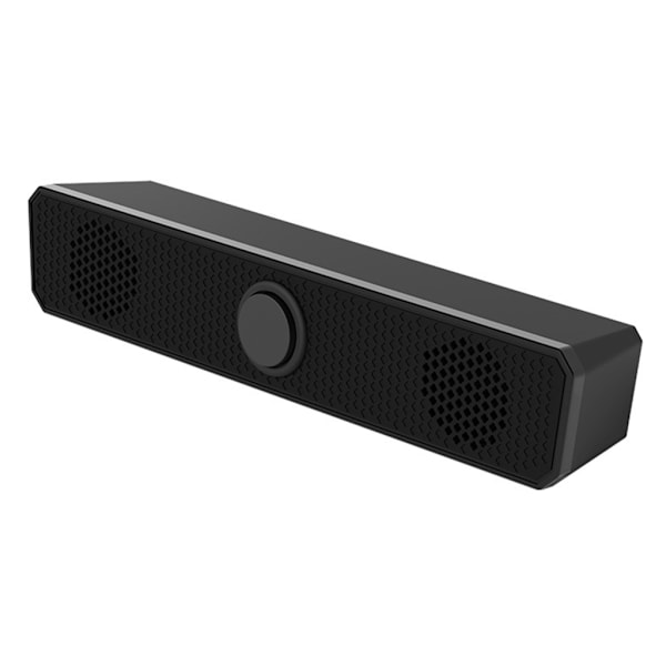 Mini Lydplanke for PC Stasjonær Datamaskin Bærbare Datamaskiner Svart