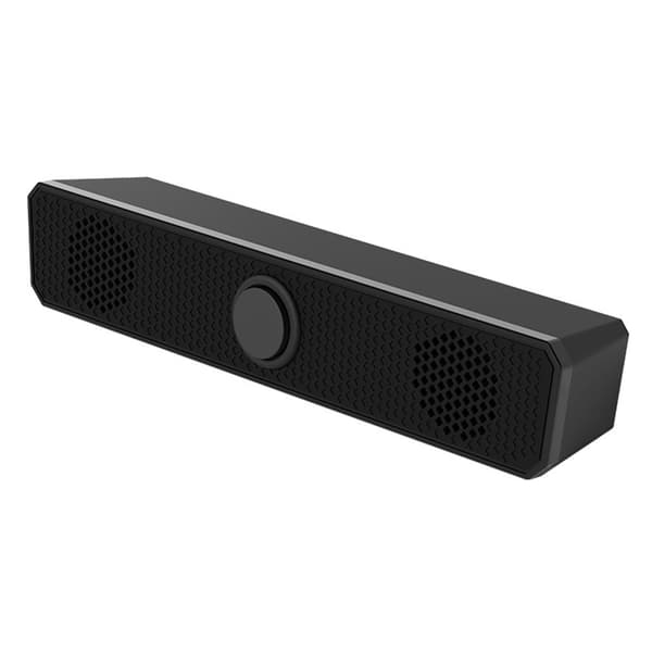 Mini Soundbar til PC Desktop Computer Bærbare Computere Sort