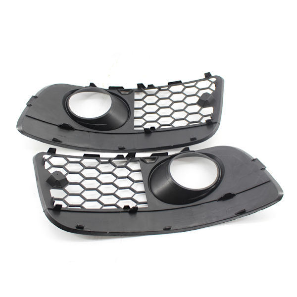 Et par bilnetting tåkelys Lampe Åpen ventil Grille Honeycomb Hex for Golf 5 GTI Jetta MK5 Grill Støtfanger 2pc