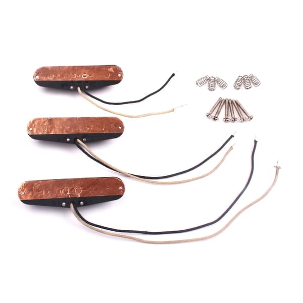 3st Elektriska Gitarr Pickuper Lönnträ Hals Mellan Stall Single Coil Pickuper
