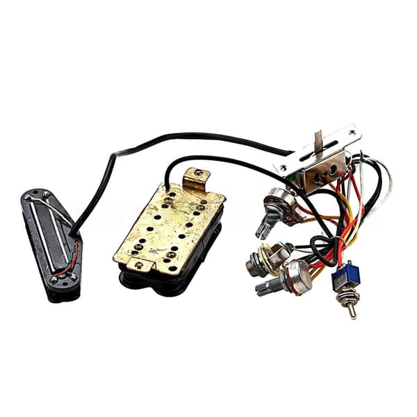 1T1V Kabelhärva Förkopplad Elgitarr Pickup Gitarr Kabelhärva
