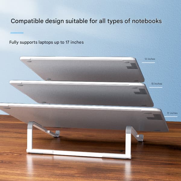 Bærbar Laptop Stativ Sammenleggbar Støtte Base Notebook Stativ Brakett Laptop