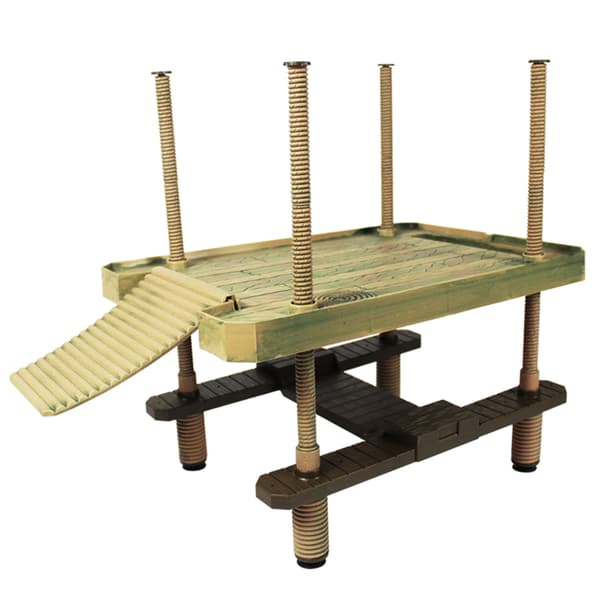 Pet Small Dyre Platform til Turtle Basking Stand til leg Klatrelegetøj til krybdyr til Turtle Climbing Basking Small