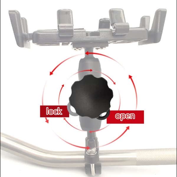 5.91in Dobbelt Socket Arm RAM Mount til 1'' Kuglebase B størrelse Kugleadaptere