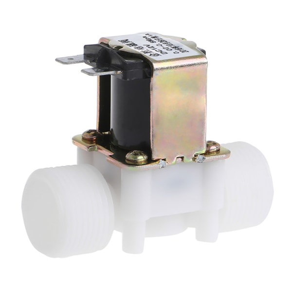 3/4" för DC 12V PP N/C Elektrisk solenoid för ventilvattenkontrollavledningsenhet