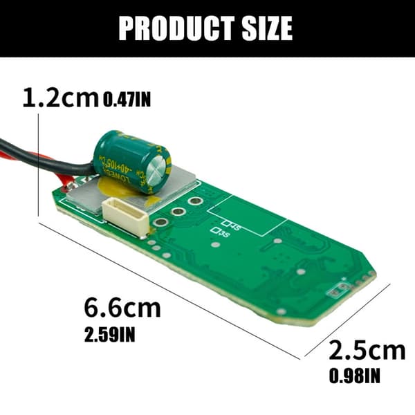 Energibesparende 16,8V Børsteløs Lithium Boremaskine Controller Board til DIY Projekter