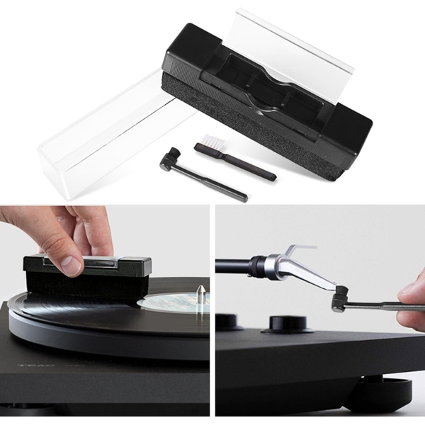 Vinyl Record Cleaner Anti Static Cleaning Brush Dust Remover för skivspelare