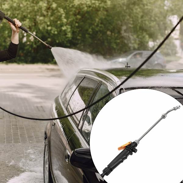 Korkeapainevaahtopistooli Autonpesusuihku Raskaan sarjan Metallipuutarhaletkun Suutin