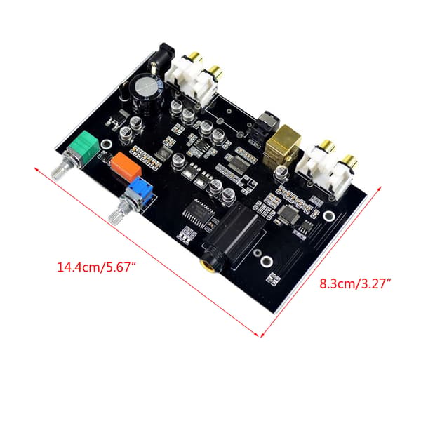 Fiber Optisk Audio Dekodingskort USB Optisk Fiber Musikkdekoder Modul
