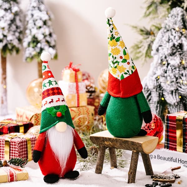 Desember Rudolf Plysj Juledekorasjon for Innflytting Nisse Høst