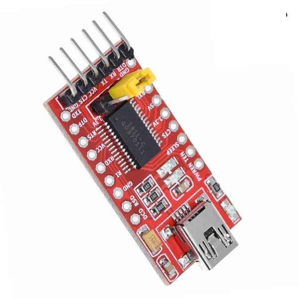 FT232RL Mini USB - TTL-sarjamuunninsovitinmoduuli 3,3 V 5,5 V FT232R