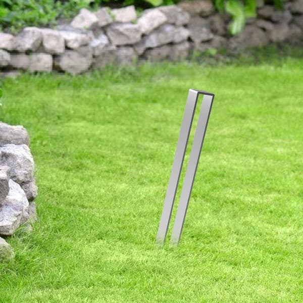 4 stk. buede trampolinplugger, galvaniserte stål bakkeankre for camping