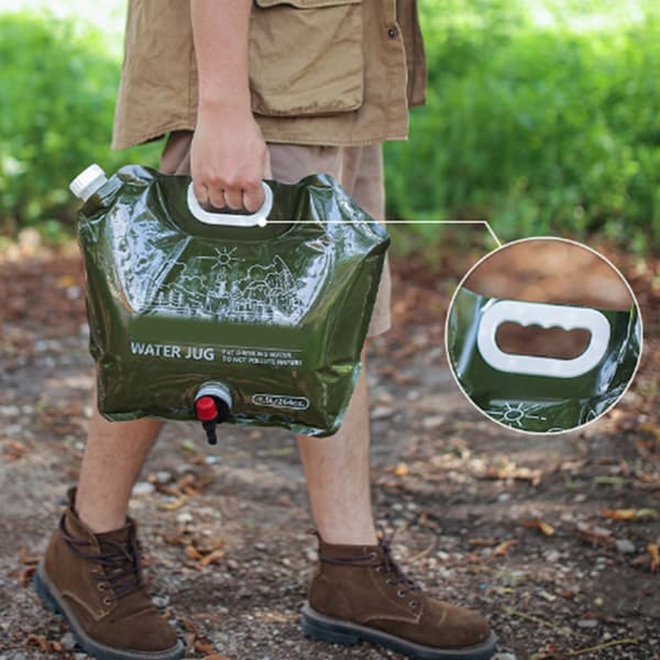 7,5L Vandbeholder til Camping med Hane