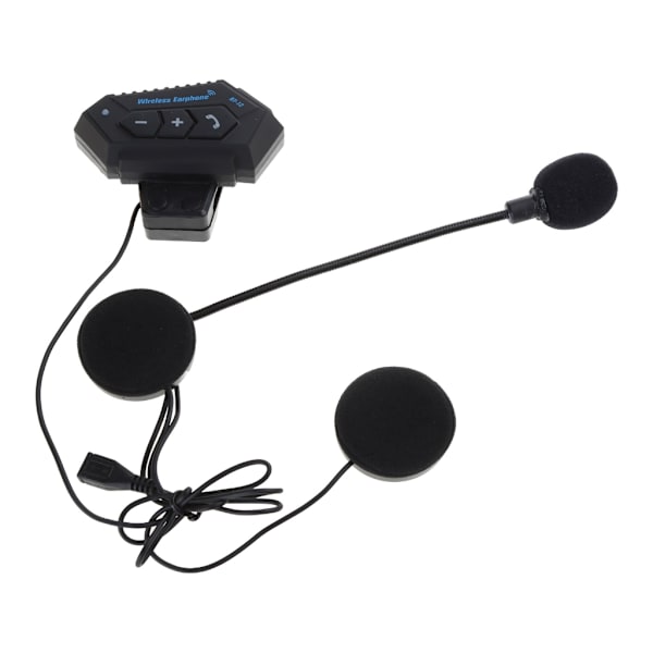 Motorcykel stereohjelm Bluetooth-kompatibel intercom vandtætte universelle kommunikationssystemer til ski ATV Dirt Bike