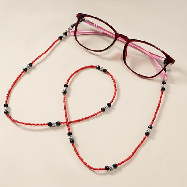 Stilfuld brillekæde håndlavede perler brillehalskæde solbrille-snor