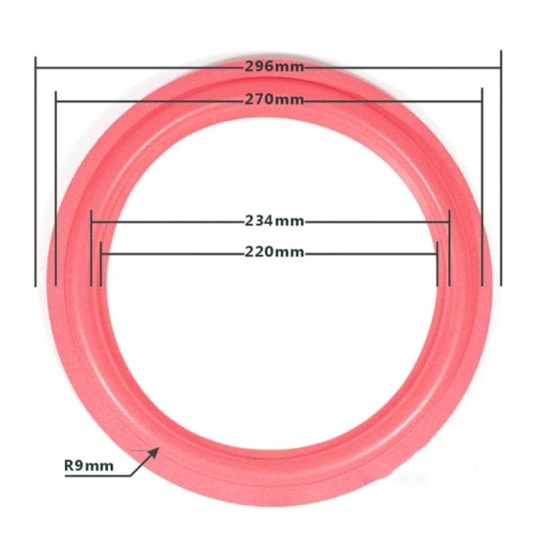 Højttaler Skum Surround Højttalerkanter Subwoofer Surround ringe til klar lyd