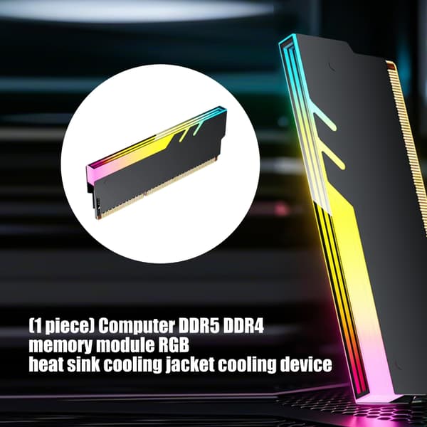 Computermindekølere Køleplade til DDR5 DDR4 DDR3 DDR2 5V 3Pin ARGB Design