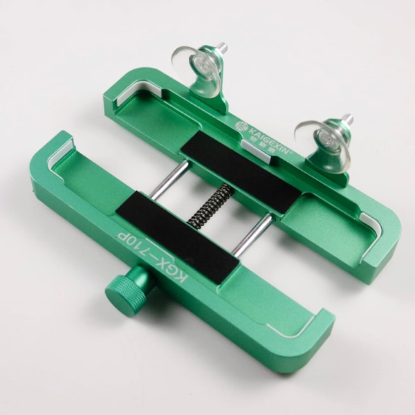 Robust telefonreparationsklämma i aluminium med sidofäste för telefonskärmar som håller och fixerar hjälpverktyg