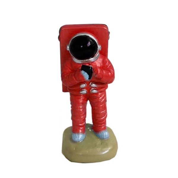 för Creative Astronaut Mobiltelefonställ Tabletter Spaceman Bracket Resin Phone Hol