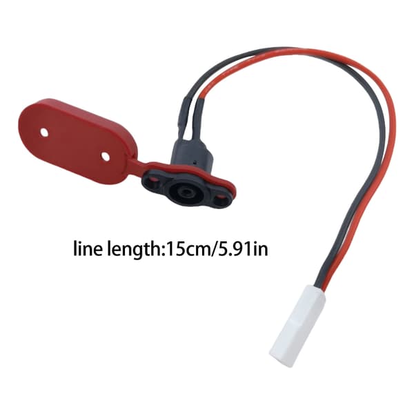 Ladeportdeksel med ladekabel for M365/PRO2 Scooter-tilbehør