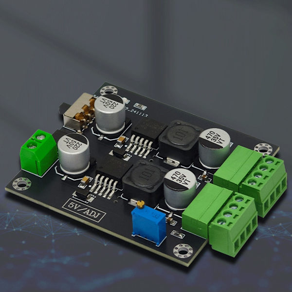 Dobbelt Output LM2596 Potentiel Regulator 5V Modificerbar Effektiv Nedstigningsprocessor Komponent