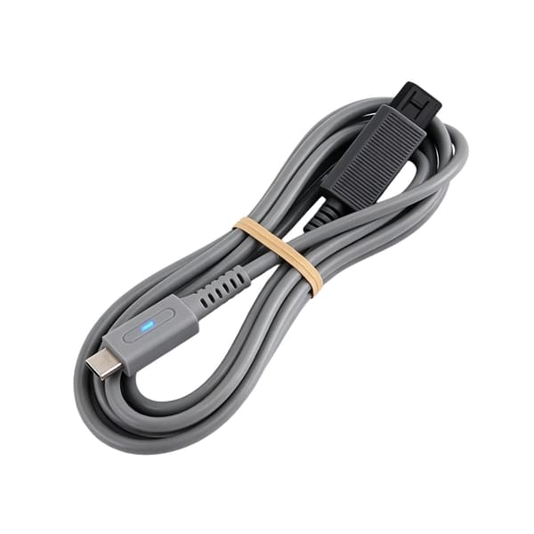 Spillekonsol Opladerkabel Ledning 1.8M USB Type C Strømkabel Grå