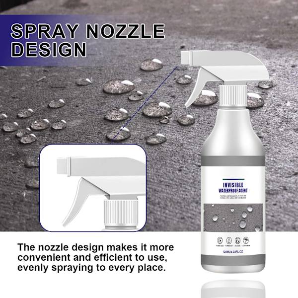 Vattentät tätningsspray Pålitligt bindemedel 125ML Enkel och effektiv reparation null - 2 pieces