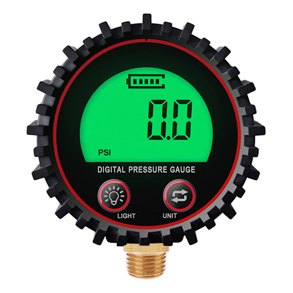 Digital däcktrycksmätare Flera enheter Psi/Kpa/Bar/kgf cm² Rang till 255psi