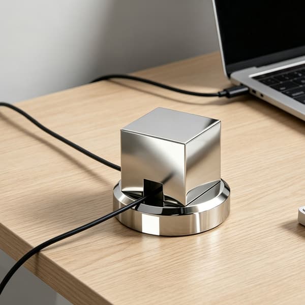 Rustfri metallkabelholder for elektronikk og hvitevarer