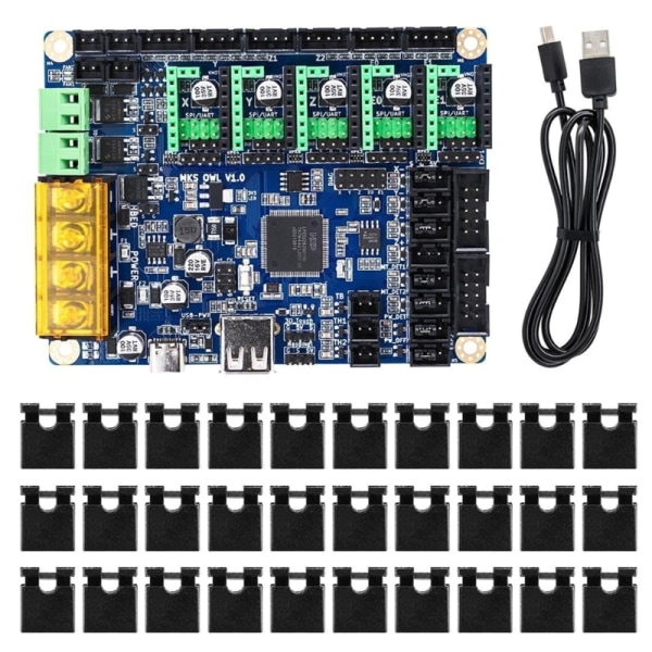 3D-skrivardel 3D-skrivarkontrollkort MKS OWL 32-bitars print moderkort 150Mhz LPC5528 TS35 USB -disk