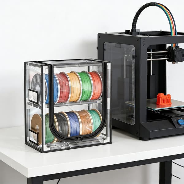 Effektivt 3D-printer rullestativ med synlig top og stærk struktur