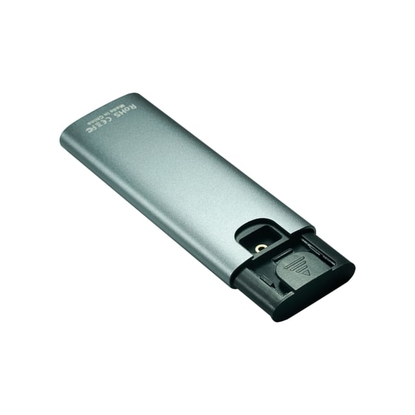 Dual Protocol M.2 SSD- case NVMe Sata NGFF SSD-disk för PCIE M-nyckel B+M-nyckel USB -typ C 3.1 10 Gbps M2 SSD- case null - Stripes