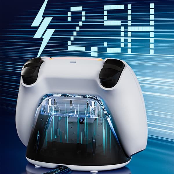 Gamepad Opladningsstander med Tidsvisning og Lys til Controller