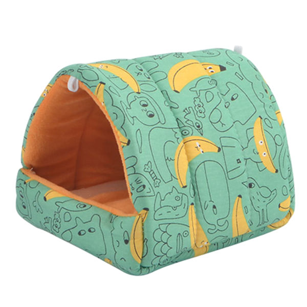 Hamster House Winter Warm Plush Nest for Hedgehog Guinea Pig Sugar Glider