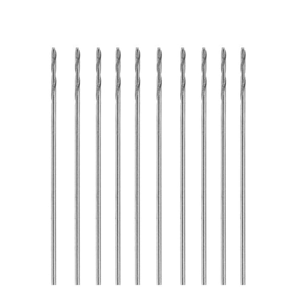 Multifunksjonell 10 stk. Tiny Micro HSS 0,5 mm rett skaft spiralbor
