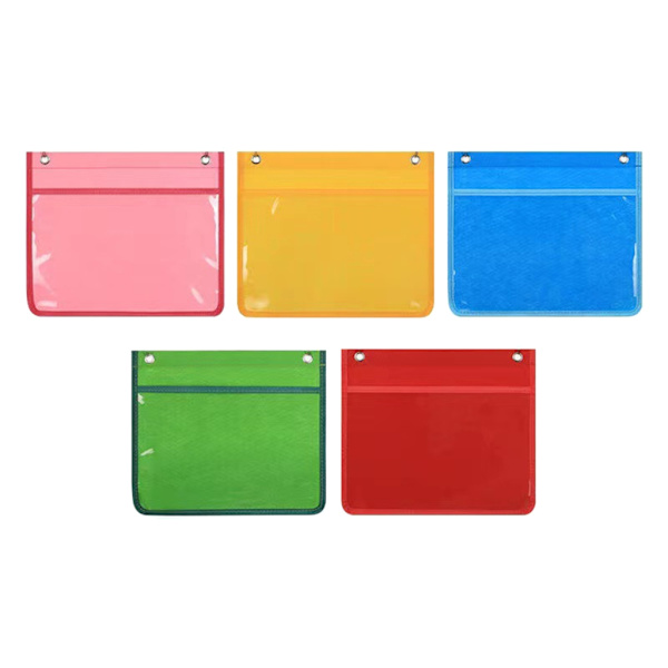 Fickdiagram Praktisk hängväska Hanging Wall File Organizer för kortbilder Red - 3 grids