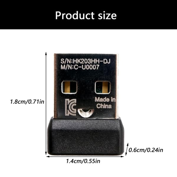 USB-musemottaker for M575, M705, M720, M905, Anywhere2S/3 Master2s/3, K580
