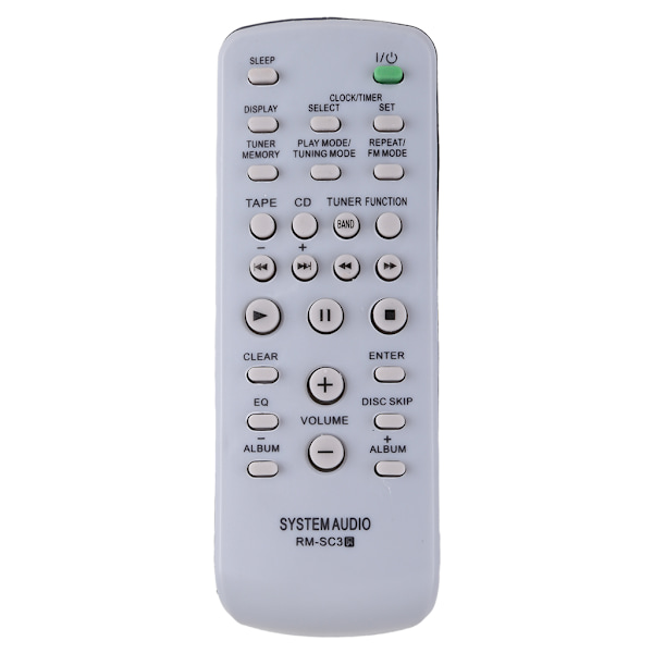 Fjernbetjening Velegnet til RM-SC30 MHC-RG222 MHC-RG221 MHC-RG222 RM-SC31RM-SC50 RM-SC55