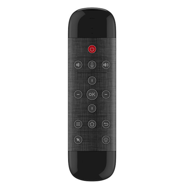 W2pro Voice Remote Control 2.4G Langaton Air Mouse Gyroskooppi Näppäimistö Ohjain Smart TV Projektori Tietokone