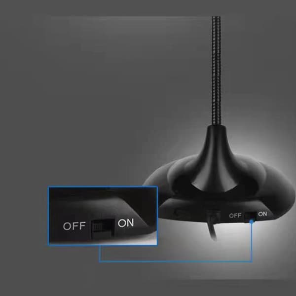 Solid Konstruksjon Datamaskinmikrofon for Opptak, Diktering, Gaming