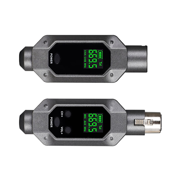Trådløs mikrofon system adapter til musikere, sangere og offentlige talere